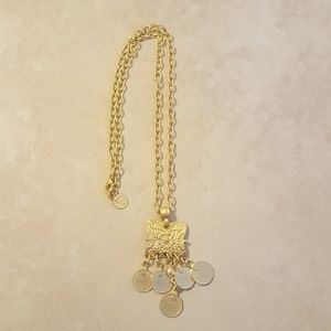 Turkish coin necklace